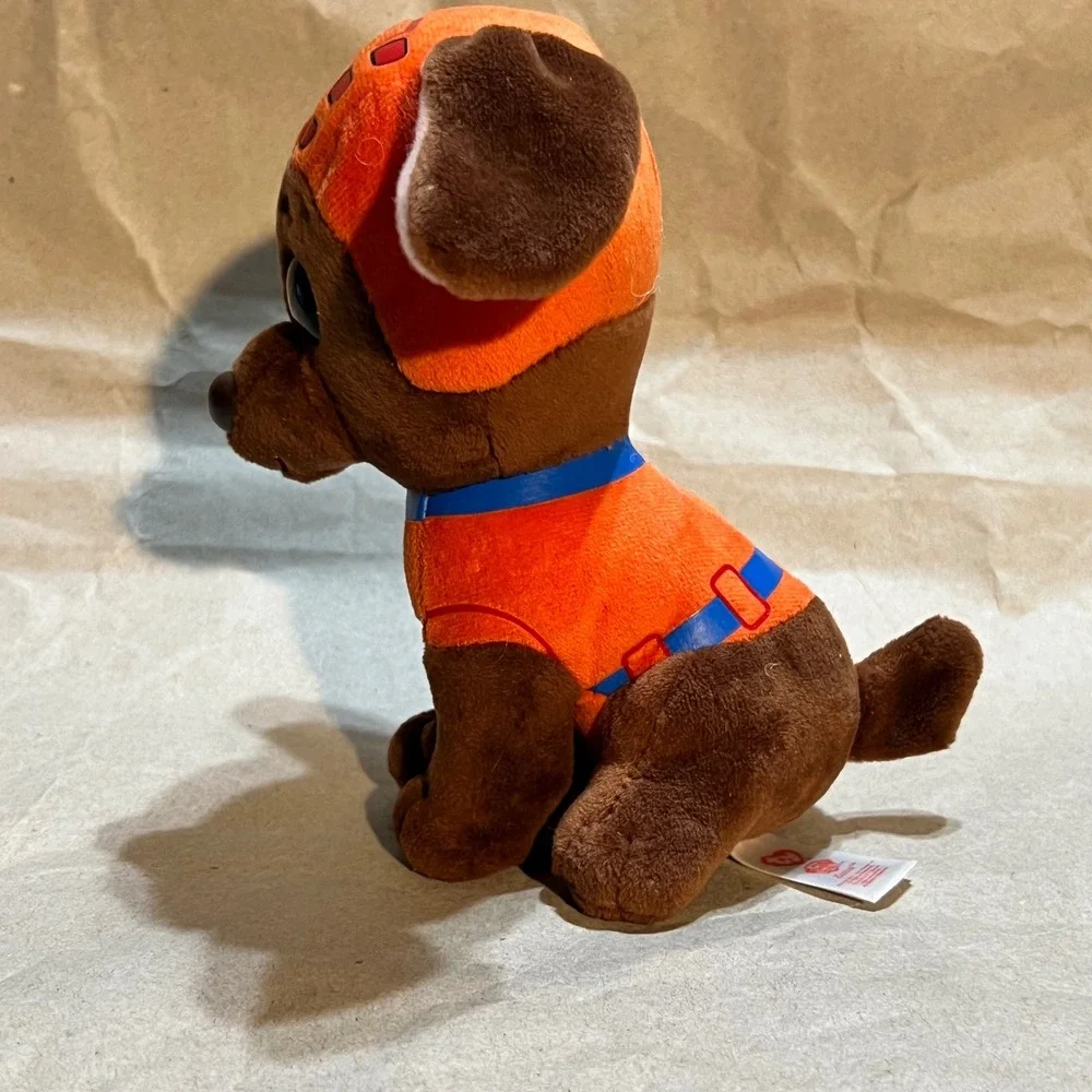 Ty Small Zuma PAW Patrol Plush‎ Brown Orange Beanie Boos Glitter Eyes 2017
